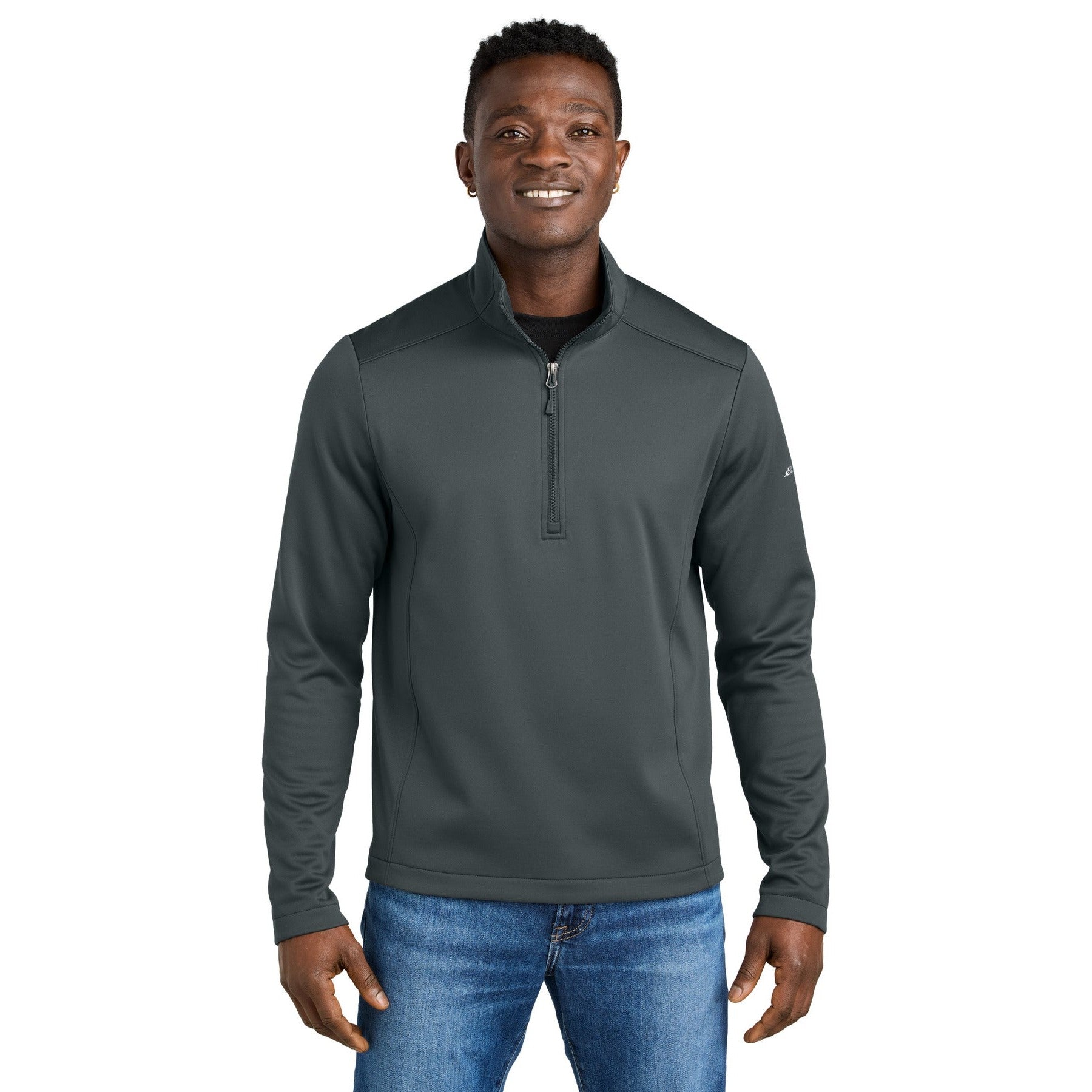 Eddie Bauer-Eddie Bauer® Smooth Mid Layer Fleece 1/2-Zip EB2360-MedTech-3